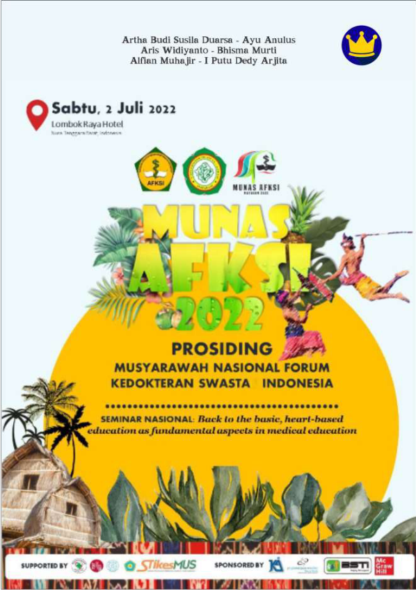 					Lihat PROSIDING: BACK TO THE BASIC, HEART-BASED EDUCATION AS FUNDAMENTAL ASPECT IN MEDICAL EDUCATION
				